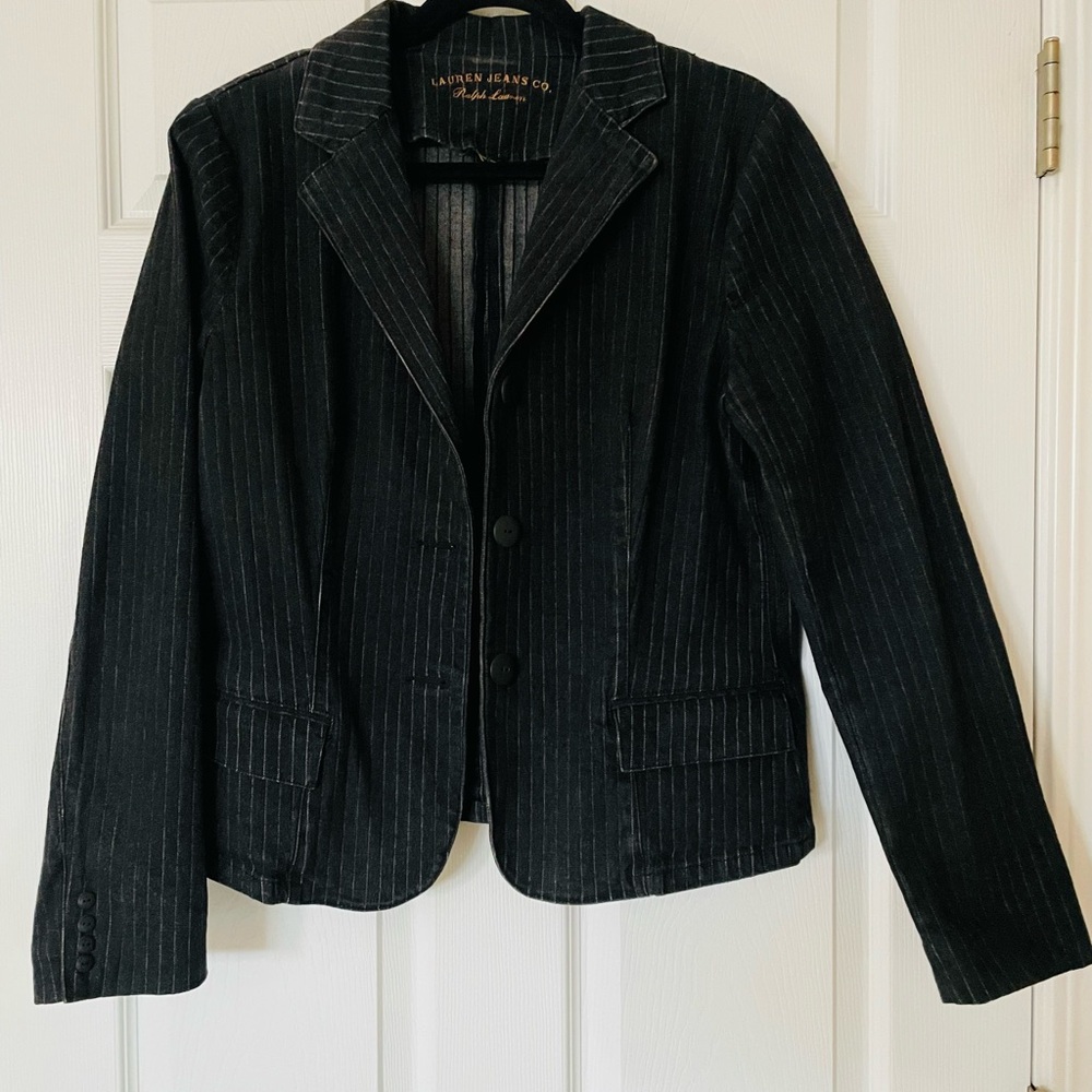 EUC 🖤 Ralph Lauren Jeans Co. | Pinstripe Blazer | Y2K